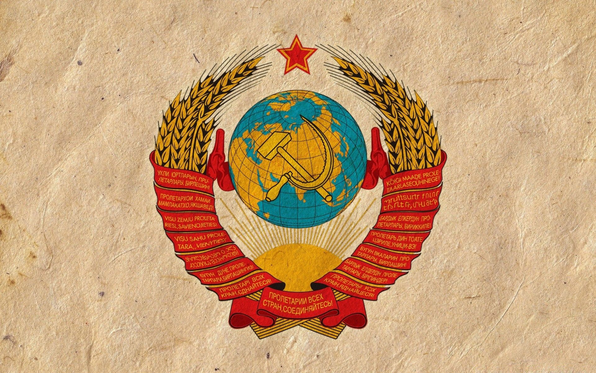 1920x1200 Symbol of the Union of Soviet Socialist Republics