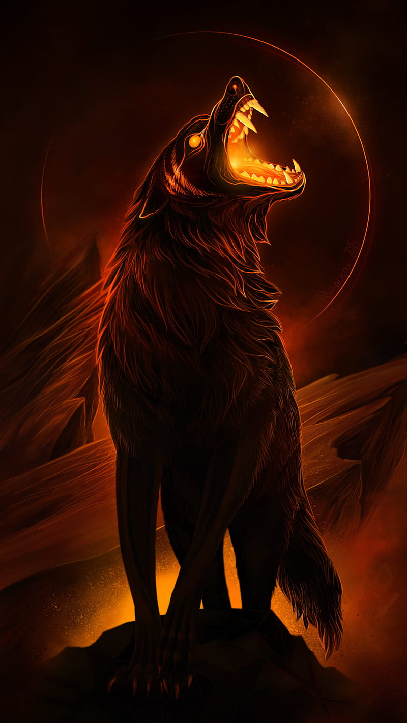800x1422 HD wolf wallpaper