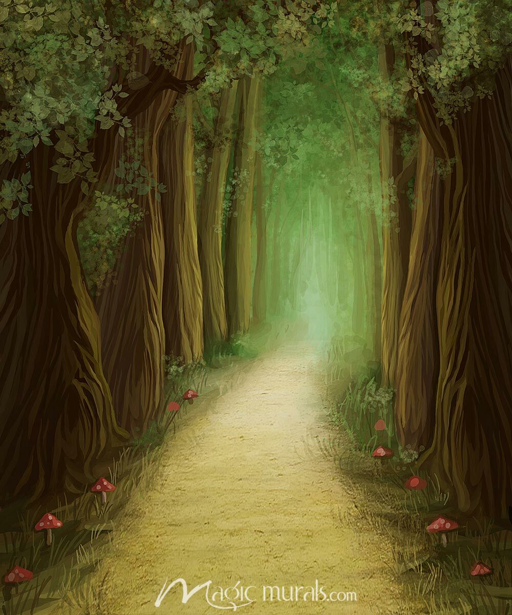 1000x1200 Dirt Road in Magic Forest