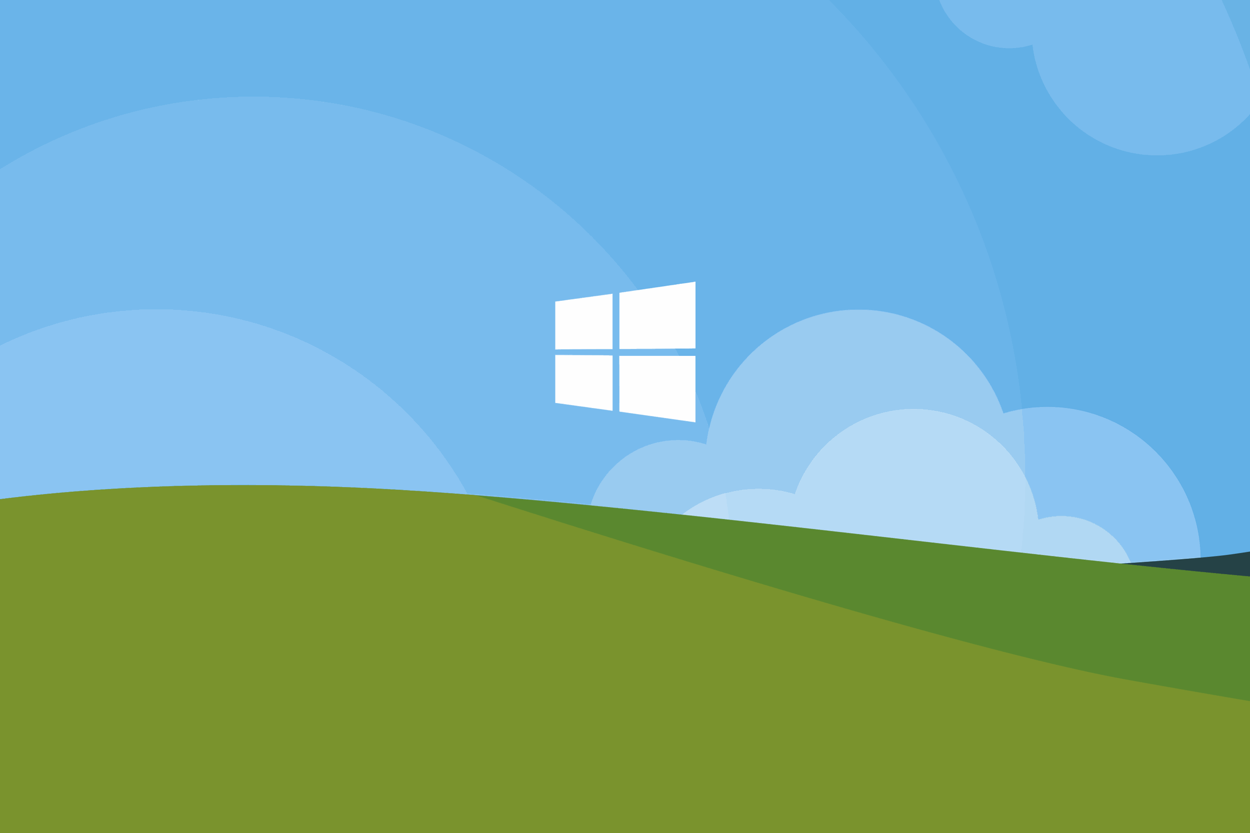 2496x1664 Windows 10 Bliss