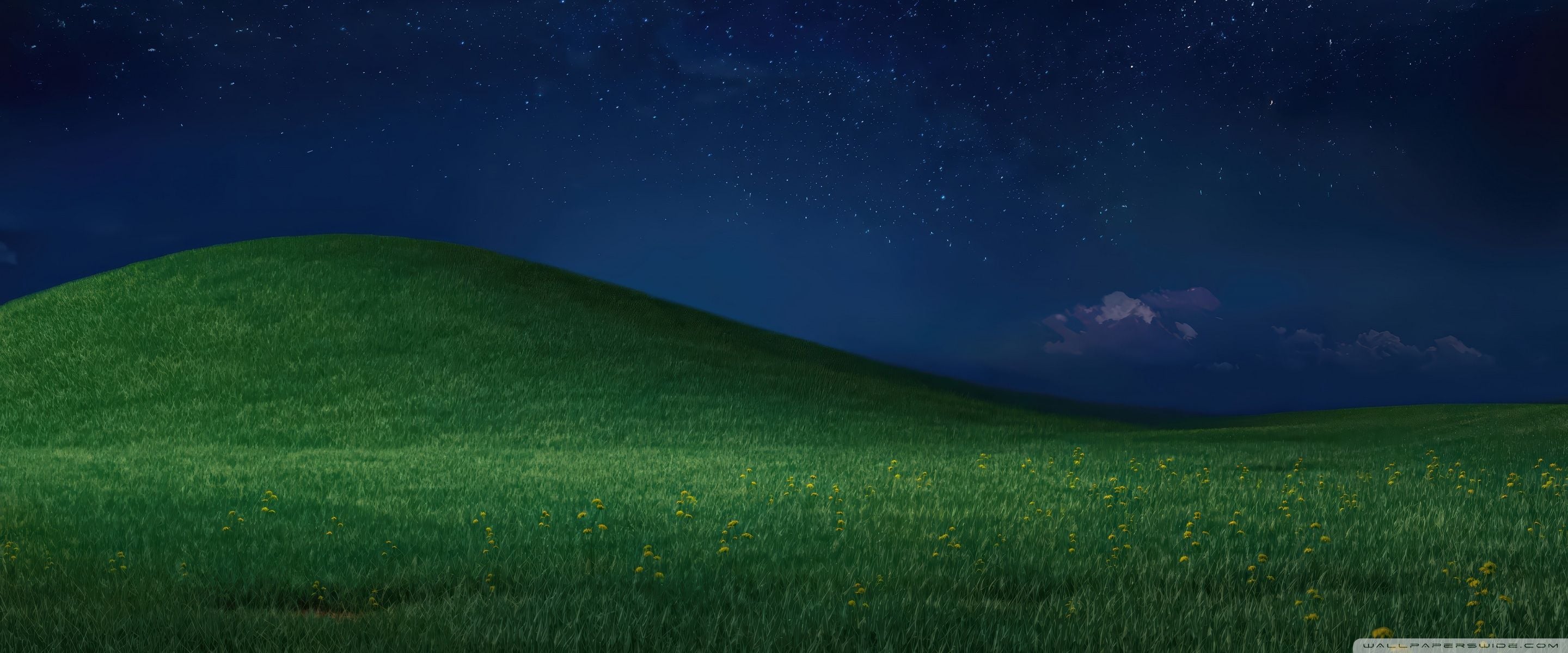 2880x1200 Windows XP Landscape Night 4K UHD Wallpaper for UltraHD Desktop and TV : Widescreen and UltraWide Display : Dual Monitor : Smartphone and Tablet Devices