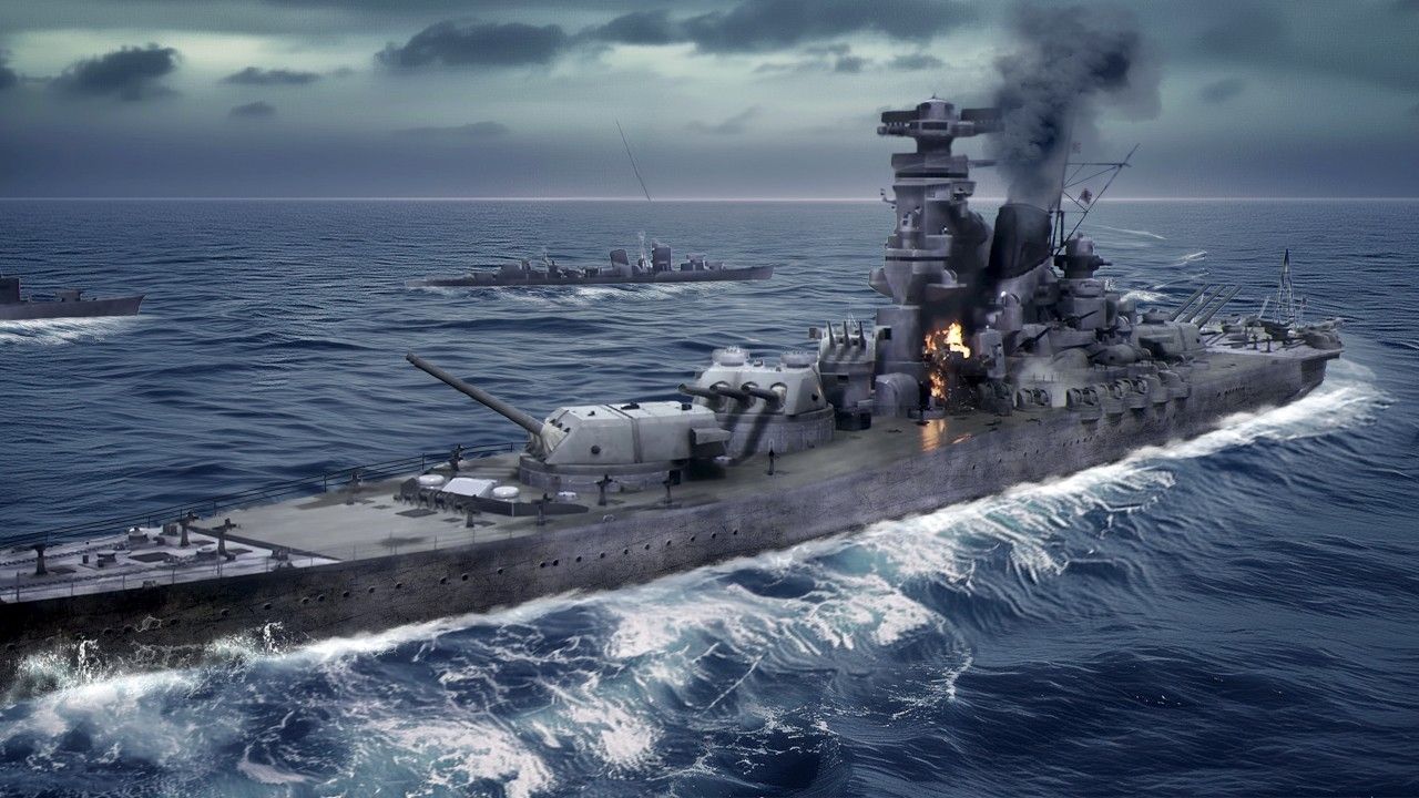 1280x720 Yamato's Final Battle