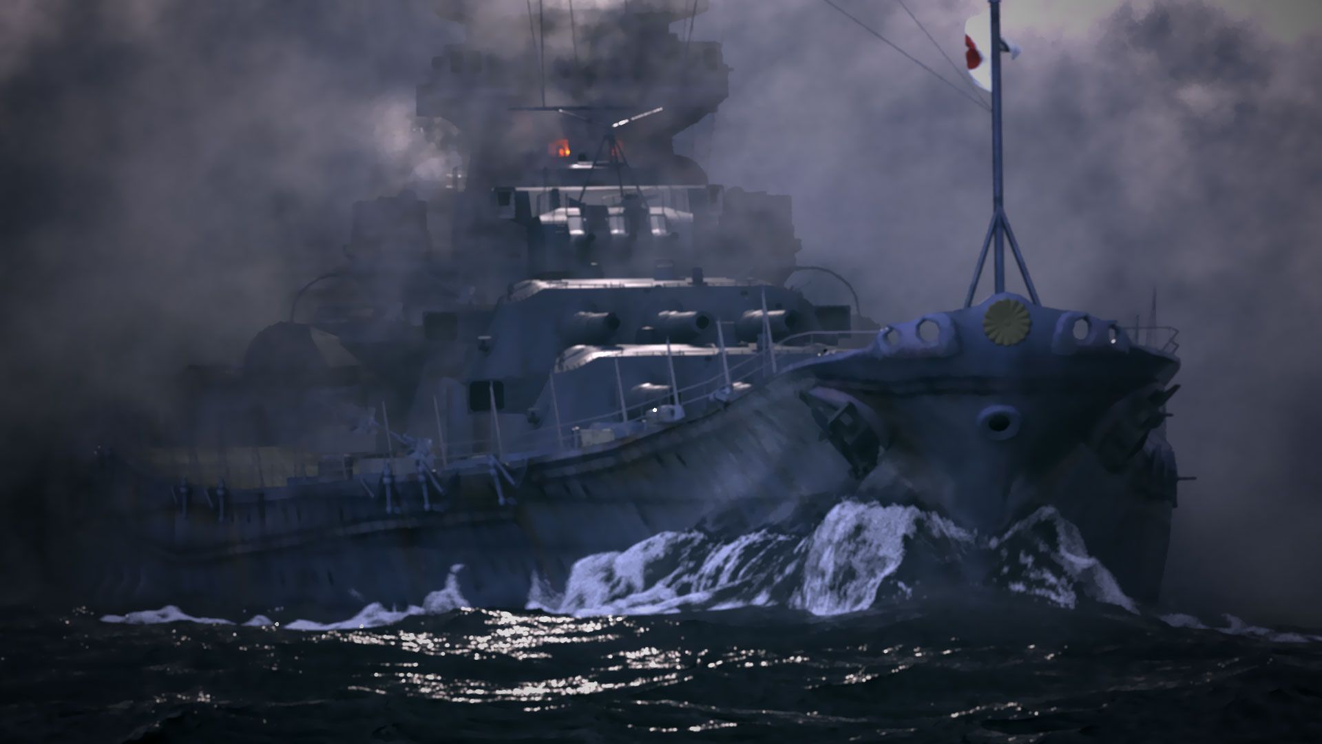 1920x1080 Battleship YAMATO animation