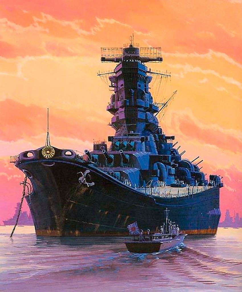 850x1022 IJN Yamato en 1944 HD phone wallpaper
