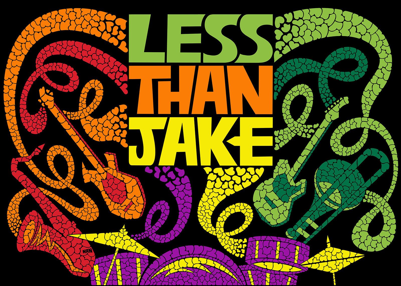 1600x1140 Less Than Jake Art Of Nan Coffey