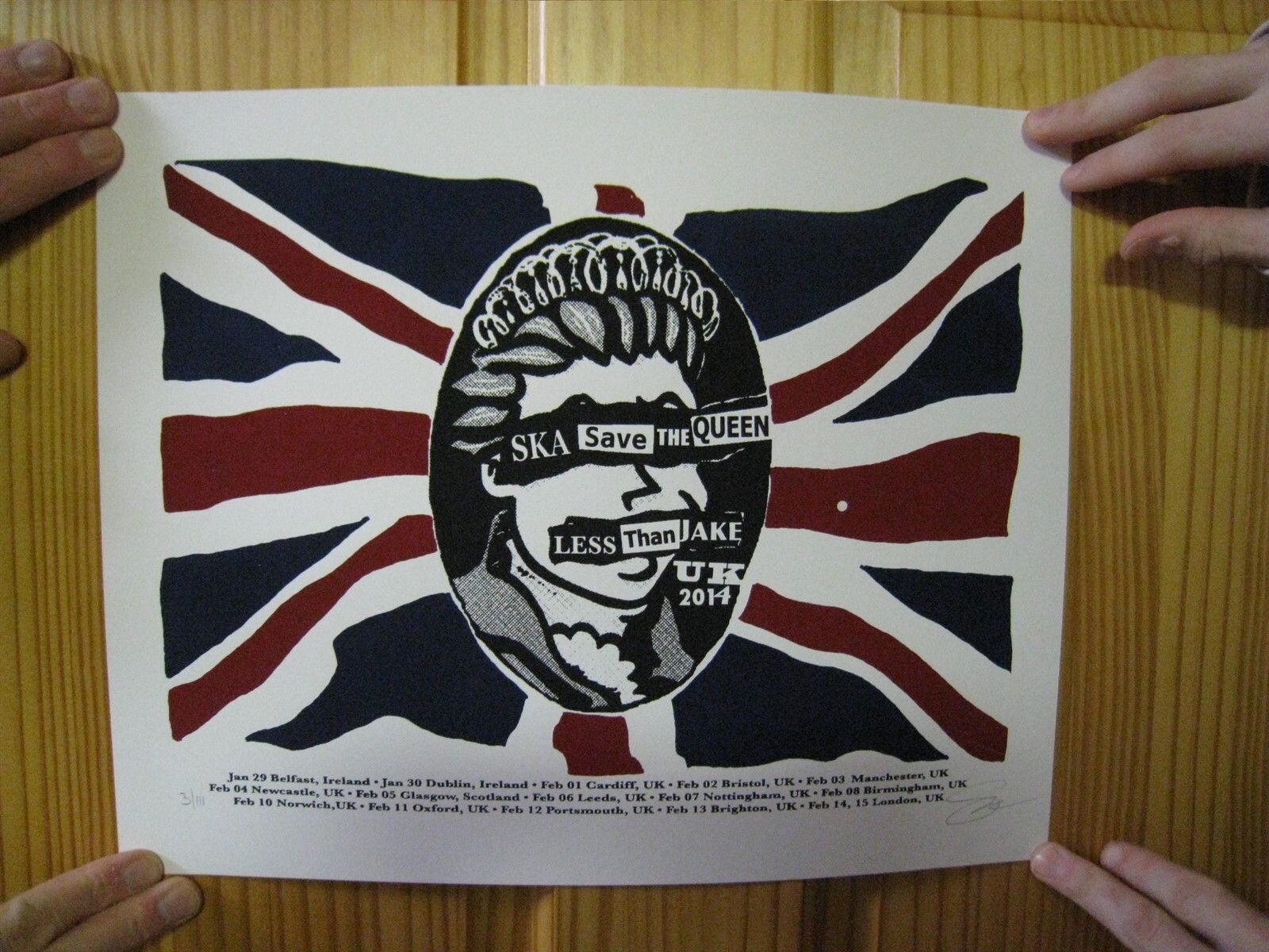 1600x1200 Less Than Jake Poster Save The Queen Tour 2014