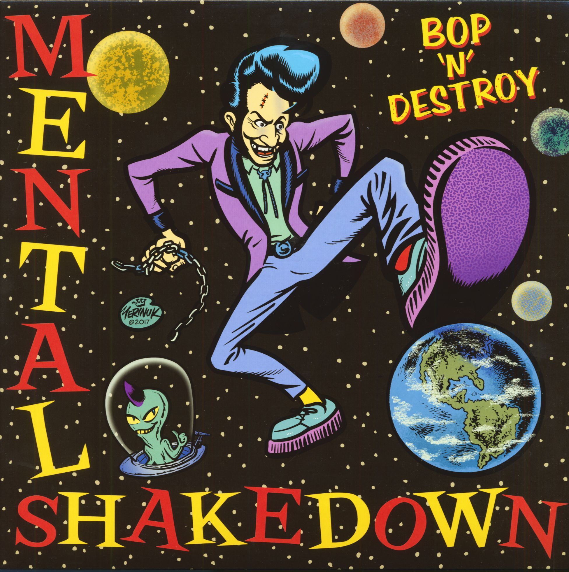 1952x1962 Mental Shakedown LP: Bop'n'Destroy (LP) Family Records