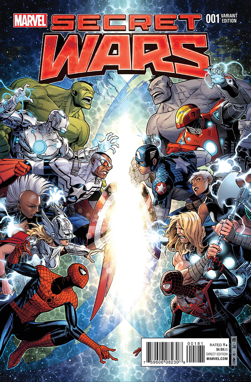 800x1215 Marvel Secret Wars, comics, secret wars, HD phone wallpaper
