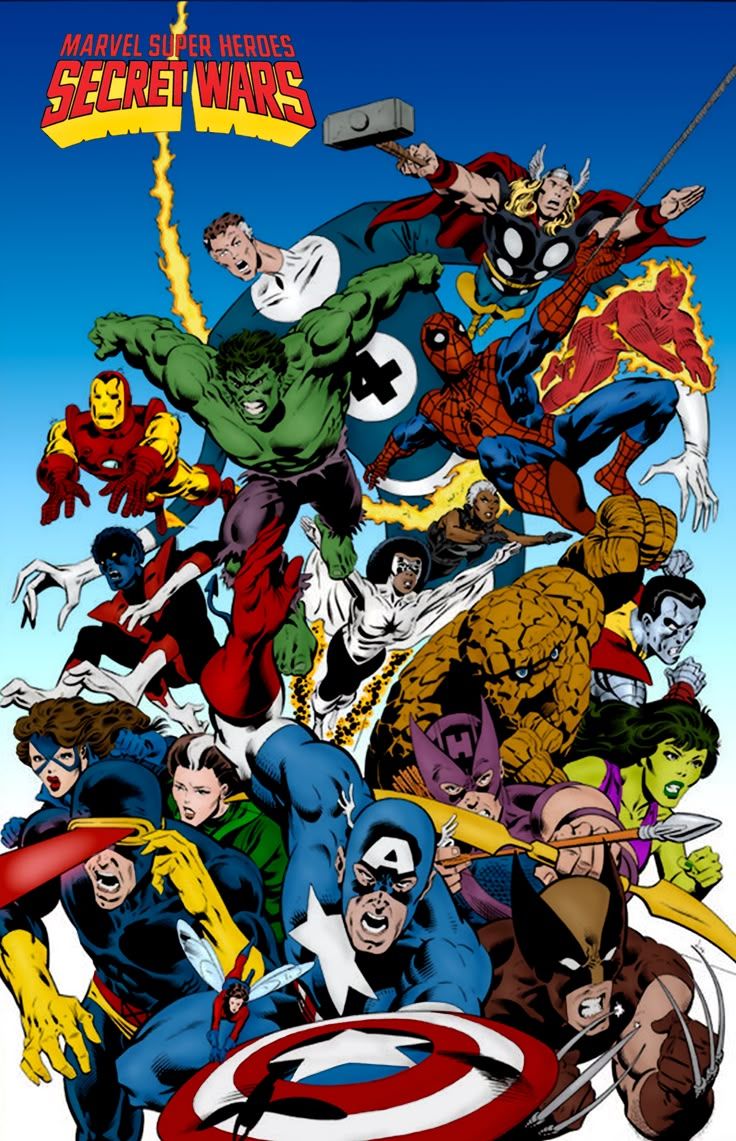 736x1141 Marvel Super Heroes Secret Wars 1984