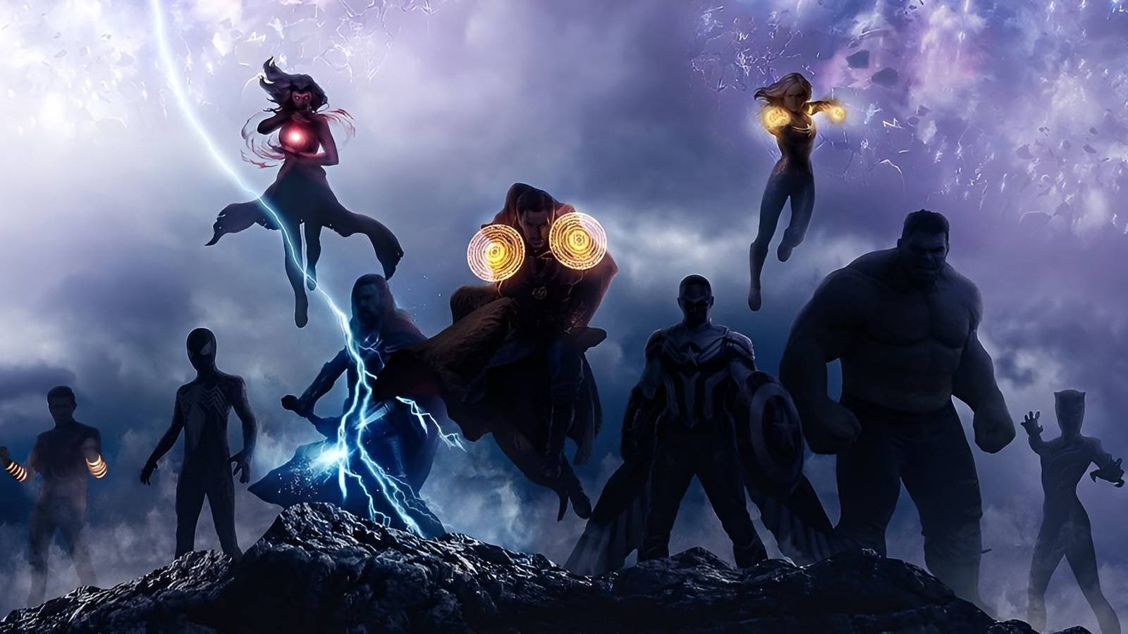 1600x900 Fantastic Four's Doctor Doom Is The Villain Of Avengers: Secret Wars In Marvel Movie Fan Poster