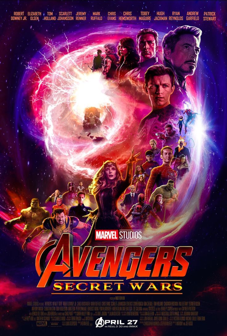 736x1091 AVENGERS SECRET WARS Poster 4k 2027