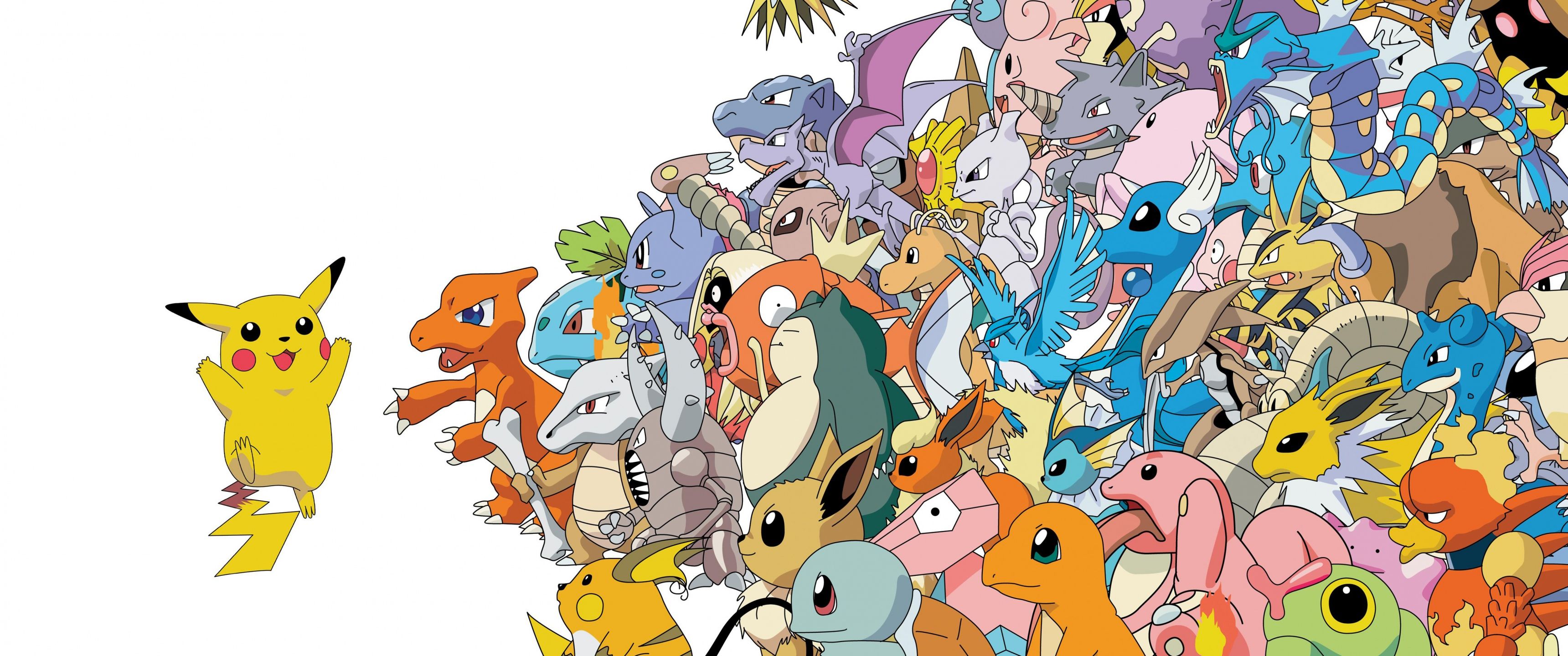 3440x1440 Pokemon Wallpaper 4K, Character poster, Pikachu, 5K