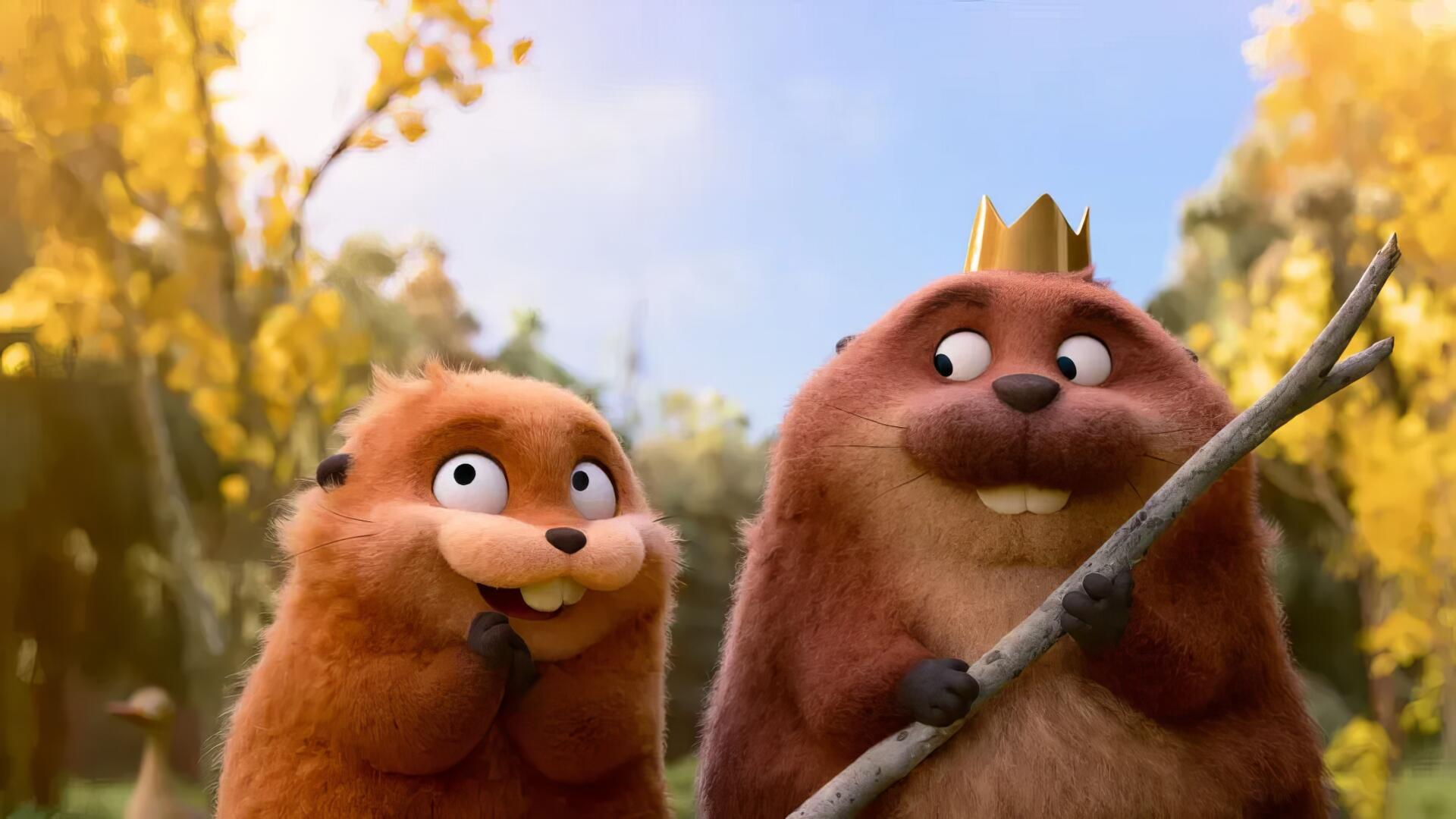 1920x1080 Hoppers HD Movie Wallpaper: Charming Woodland Royalty in Vivid Detail
