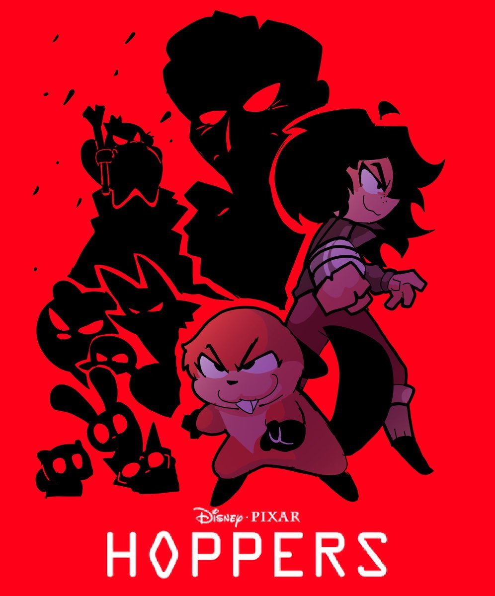 996x1200 Very excited for Pixar's Hoppers so I decided to make an unnecessarily badass poster for it