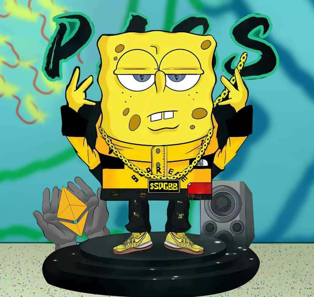 1024x970 Drippy Spongebob Wallpaper
