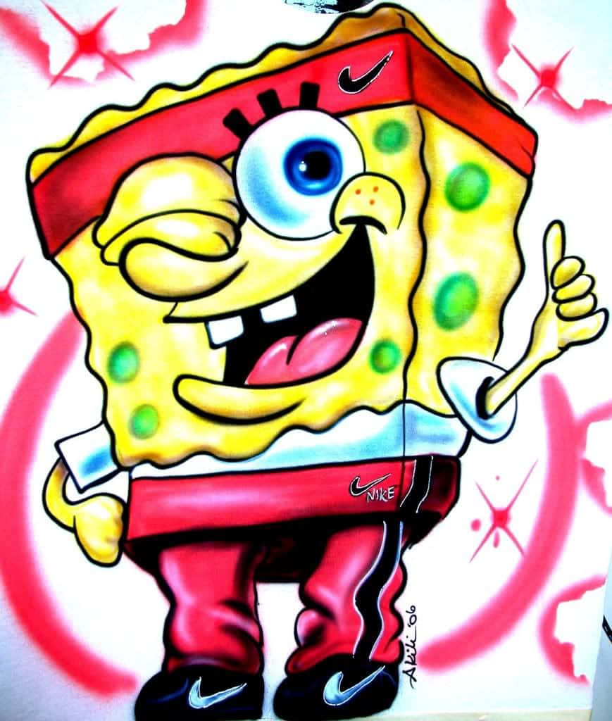 869x1024 Gangster Spongebob Wallpaper