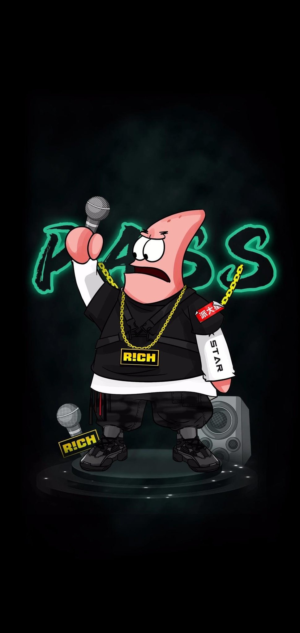 970x2048 Rich Spongebob Wallpaper