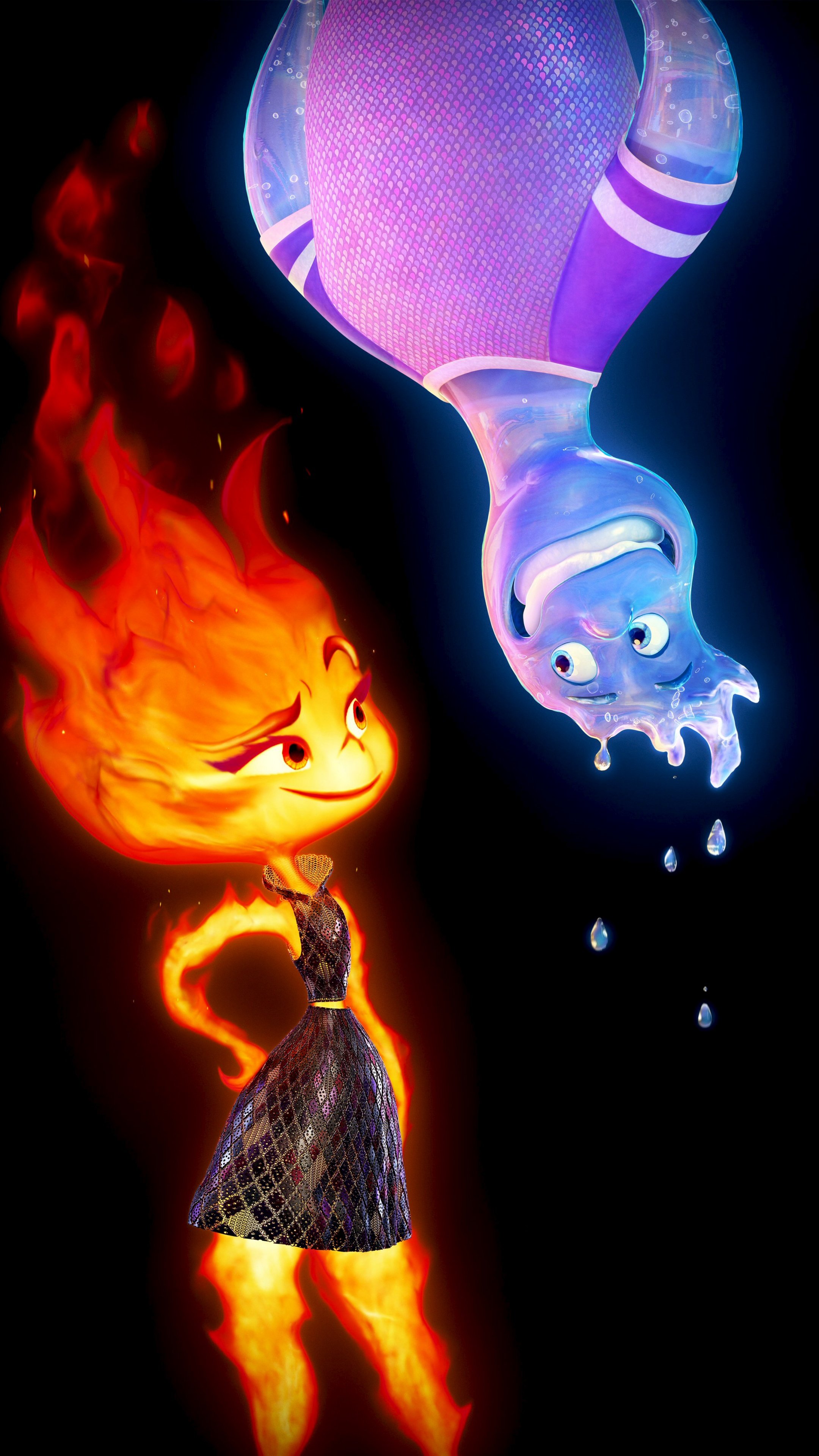 2160x3840 Elemental Wallpaper 4K, Pixar movies, 2023 Movies