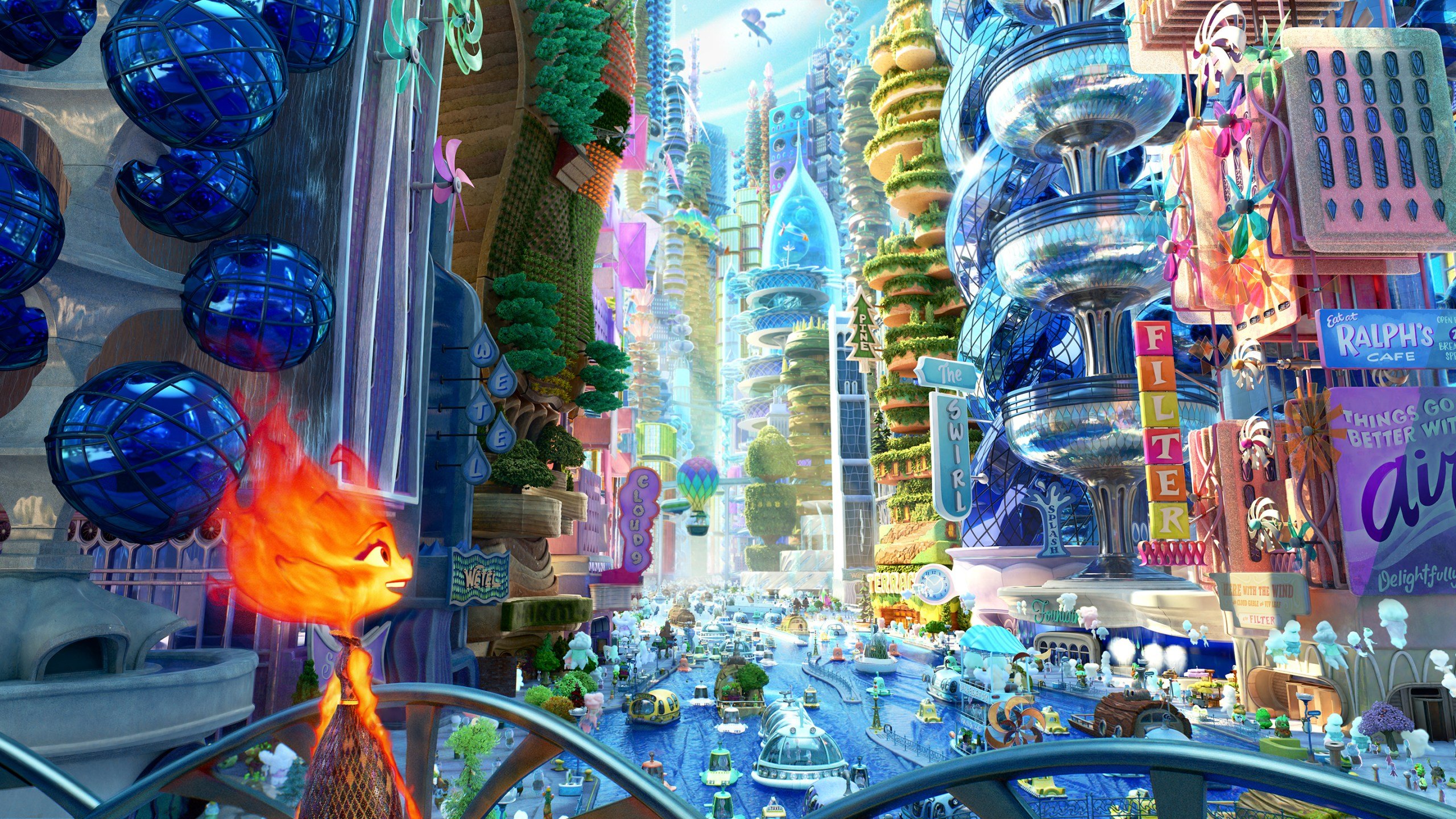 2560x1440 Makers of 'Elemental' explore family, tolerance and movement