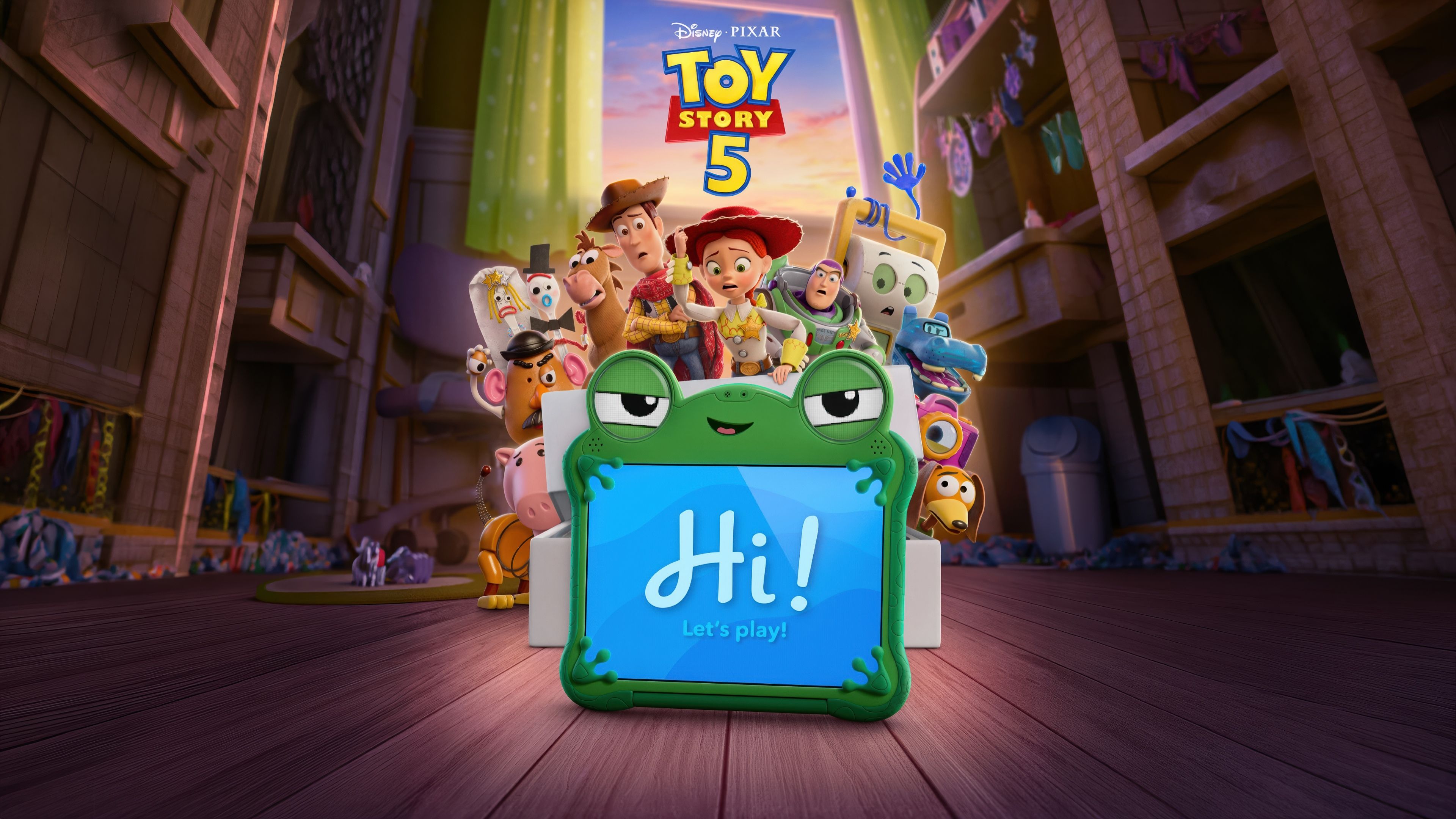3840x2160 Toy Story 5 Wallpaper 4K, 5K, Movie poster, 2026 Movies