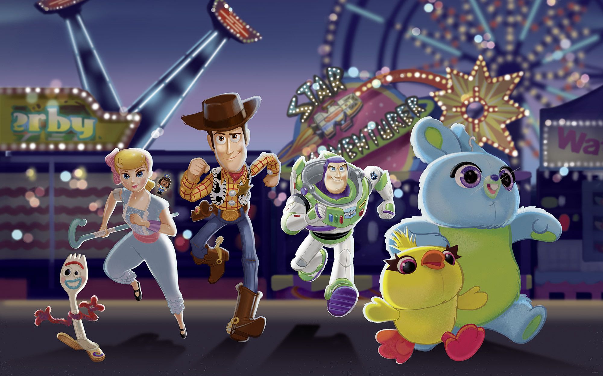 2000x1249 Disney and Pixar Toy Story Team Story Carnival Adventure. Komar®