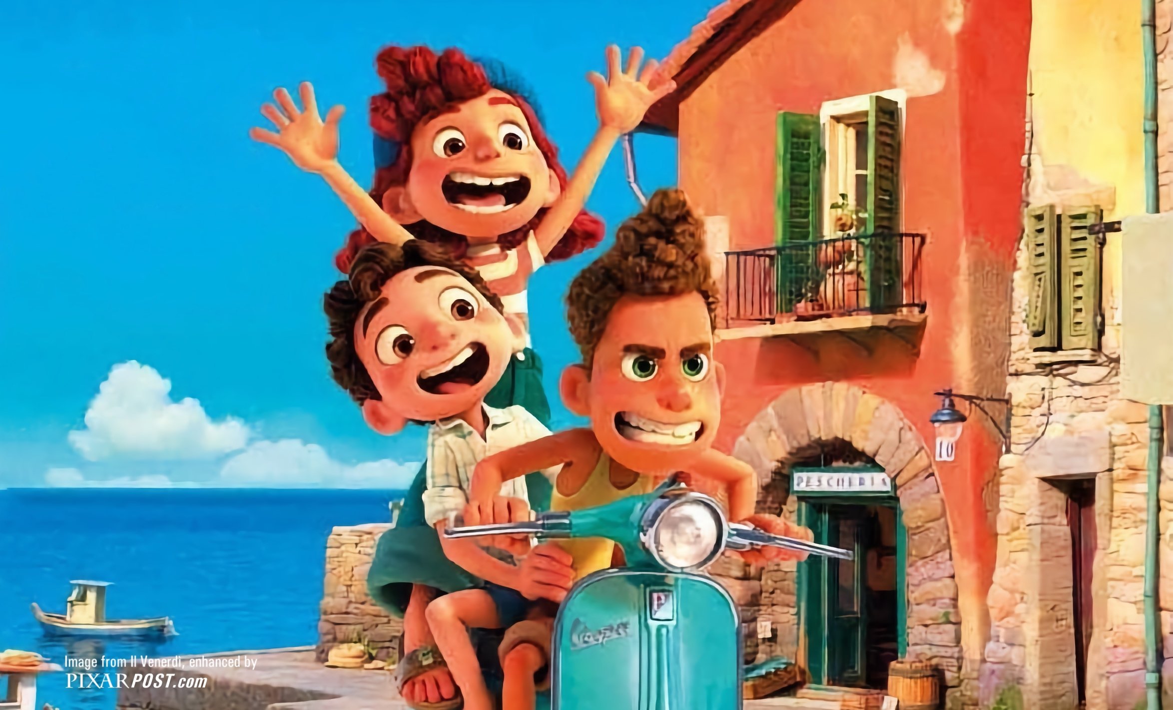 2348x1422 Why is Pixar's 24th film titled 'Luca' & New Image and Artwork From the Film (Il Venerdi Magazine)