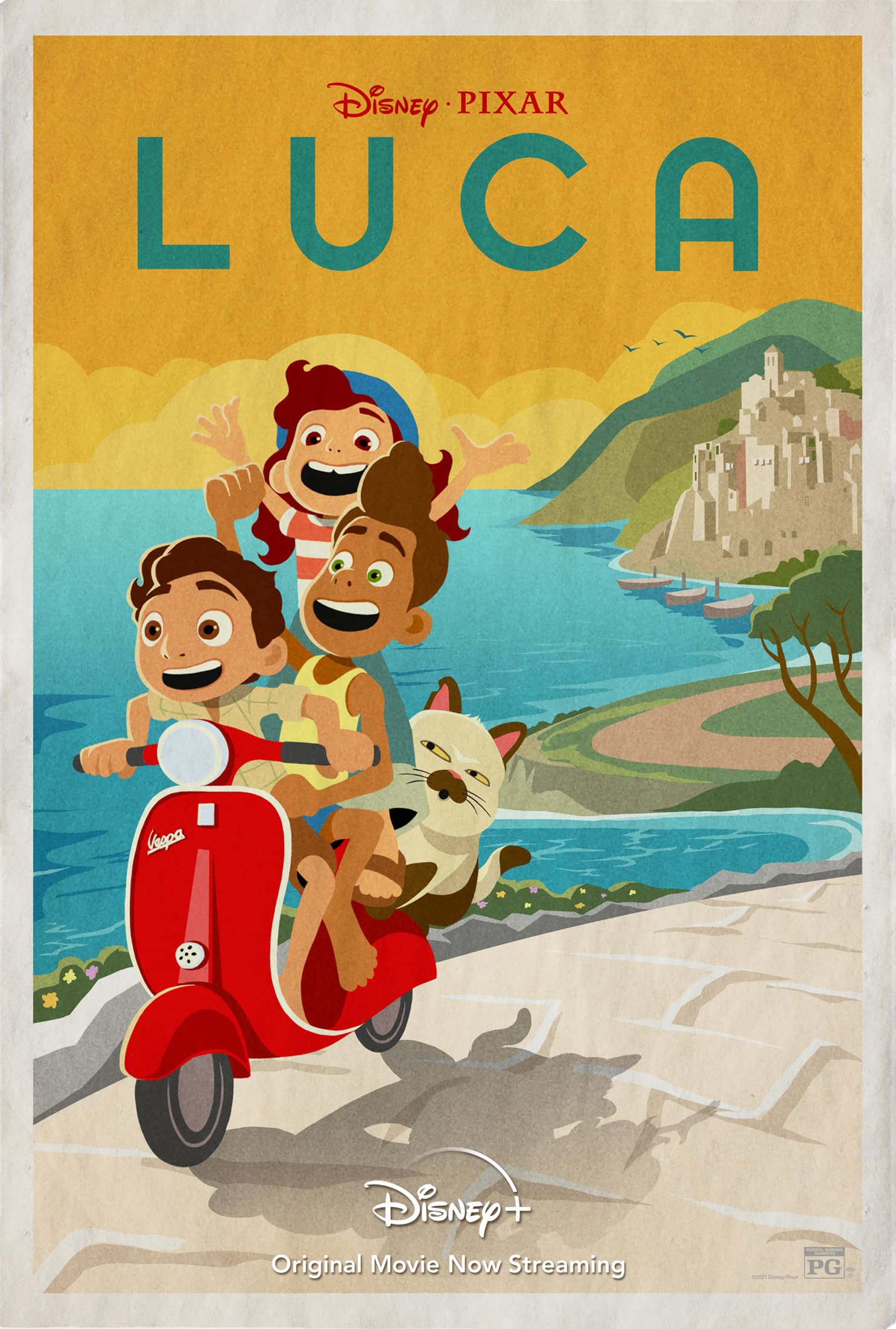 1485x2200 Disney LUCA posters Design Forum