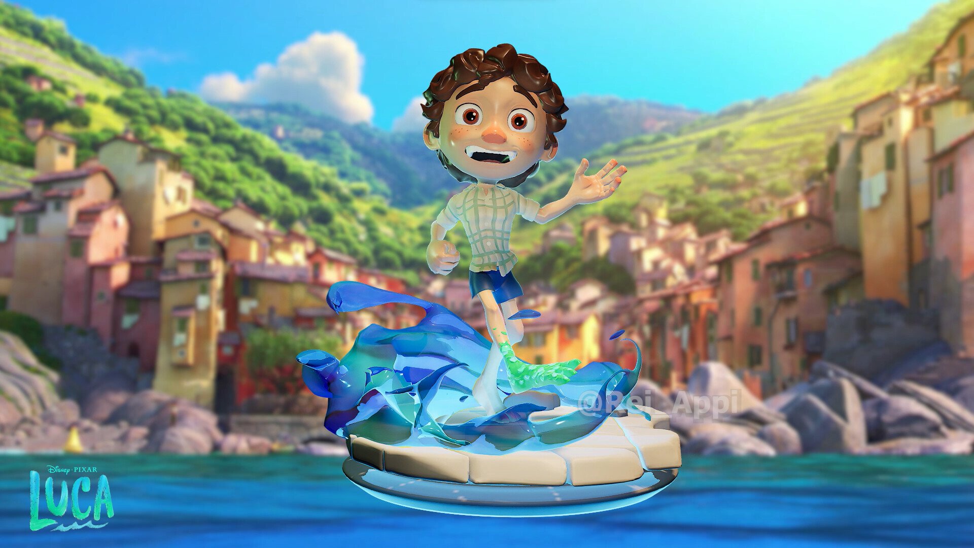 1920x1080 Luca in Disney infinity style