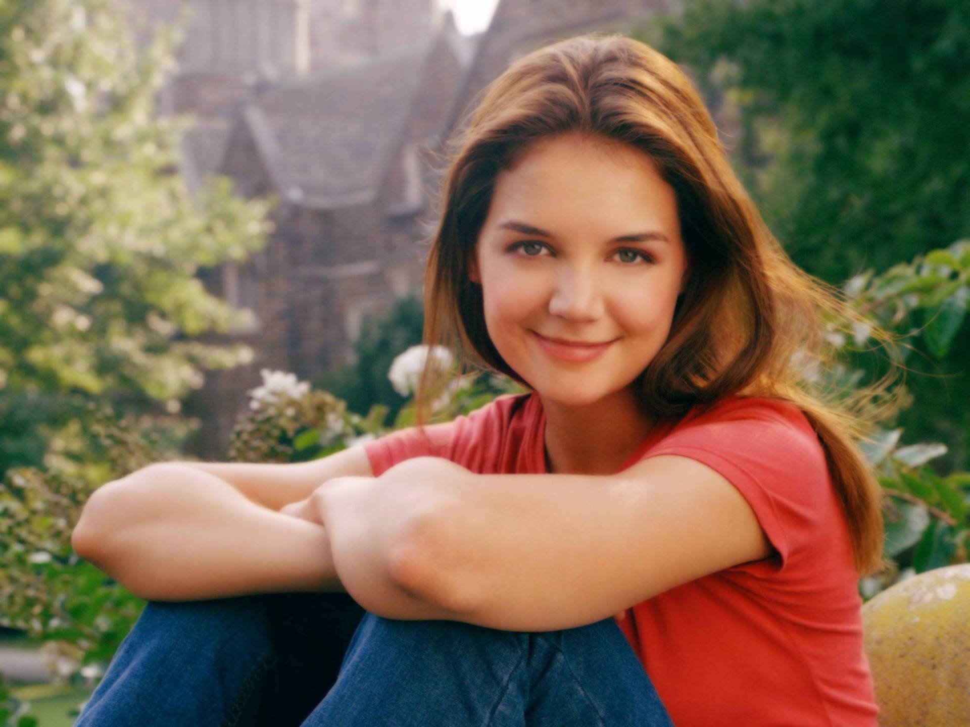 1920x1440 Download American Actress Katie Holmes Dawson's Creek Joey Potter Wallpaper