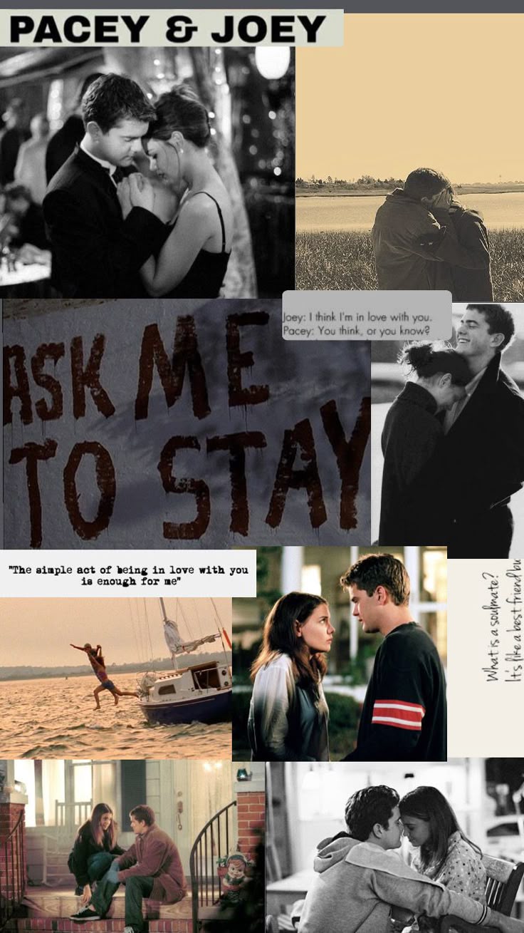 736x1309 pacey&joey. Dawsons creek quotes, Dawson's creek aesthetic, Dawson's creek