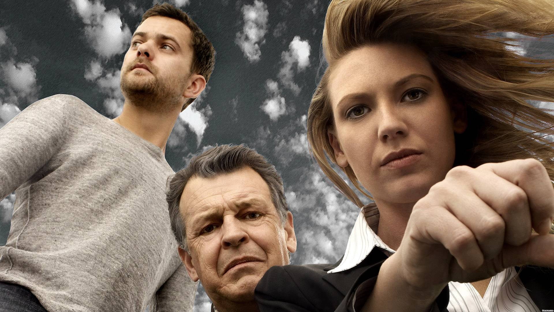 1920x1080 Men's Black Crew Neck Shirt, Fringe (TV Series), Anna Torv, John Noble, Joshua Jackson HD Wallpaper