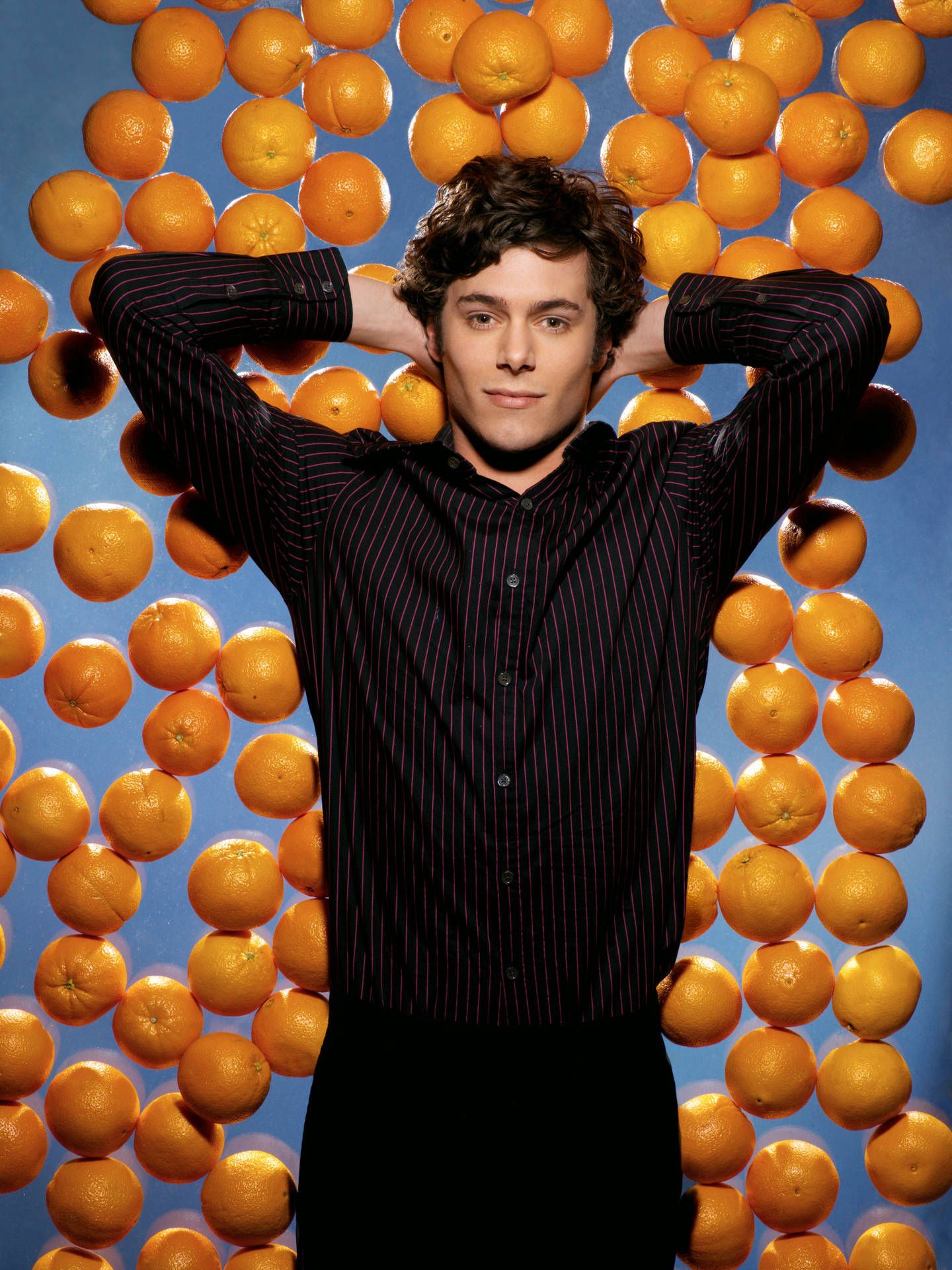 1440x1920 Download Adam Brody Oranges Wallpaper