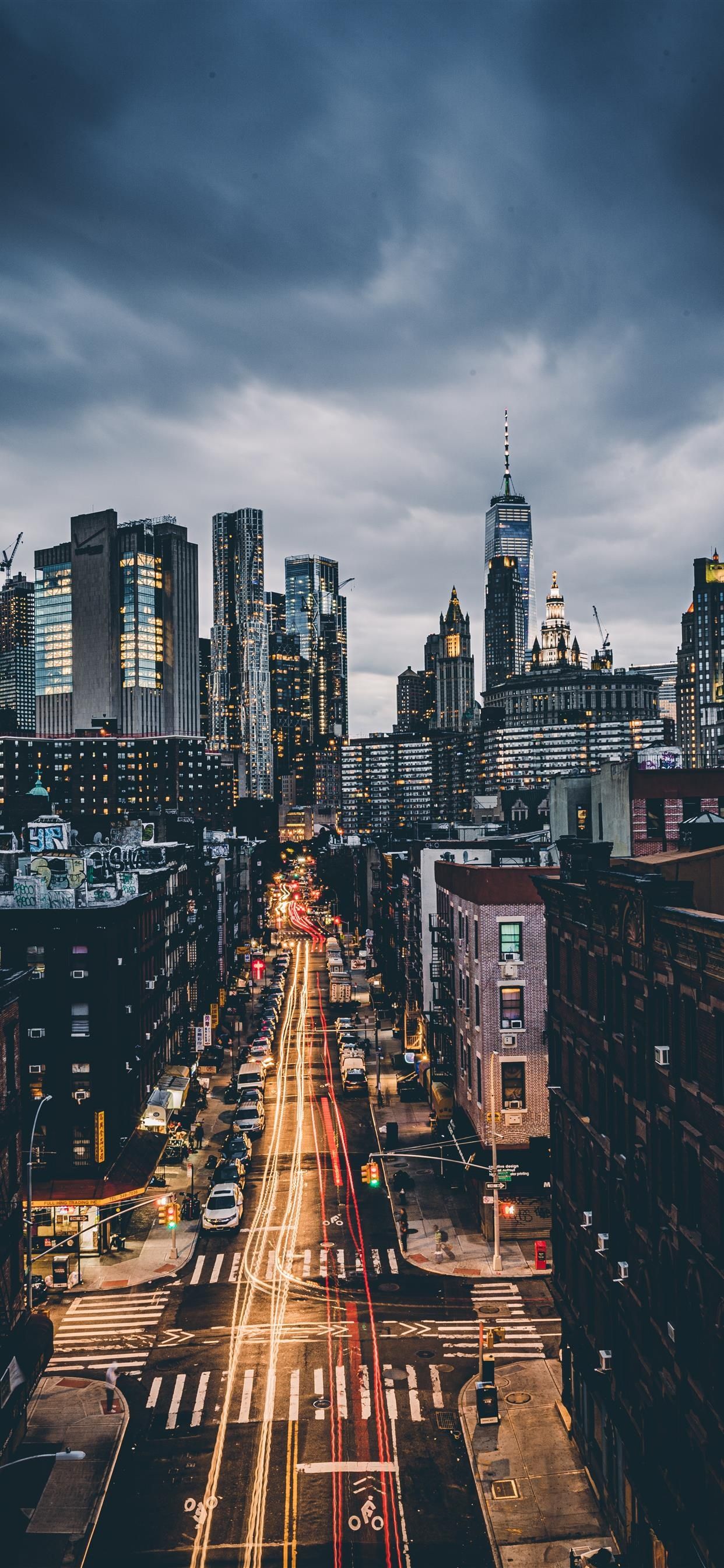 1242x2688 City Skylines Wallpaper