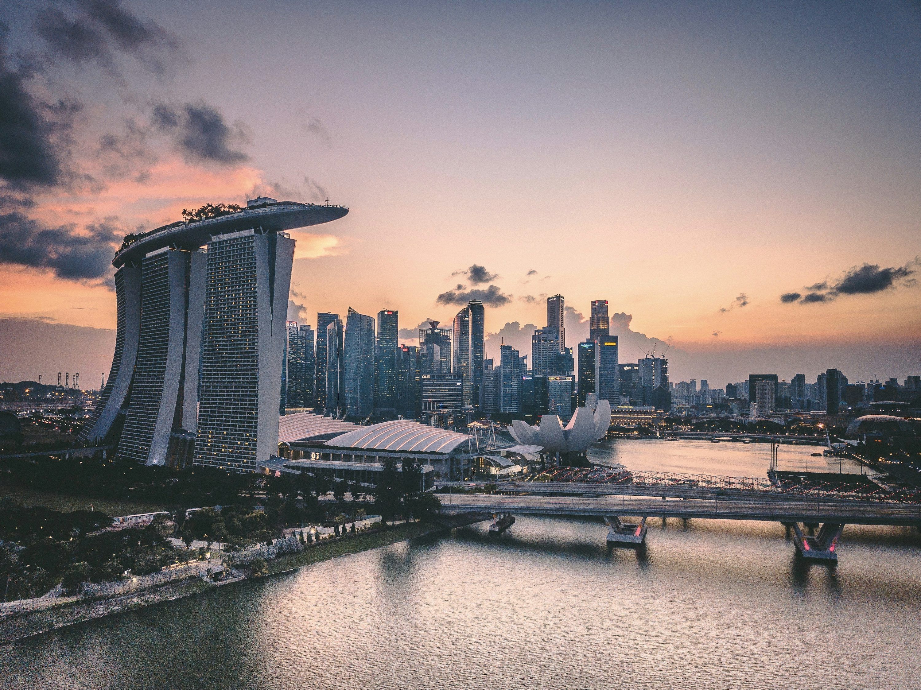 3000x2248 Singapore Skyline Picture. Download Free Image