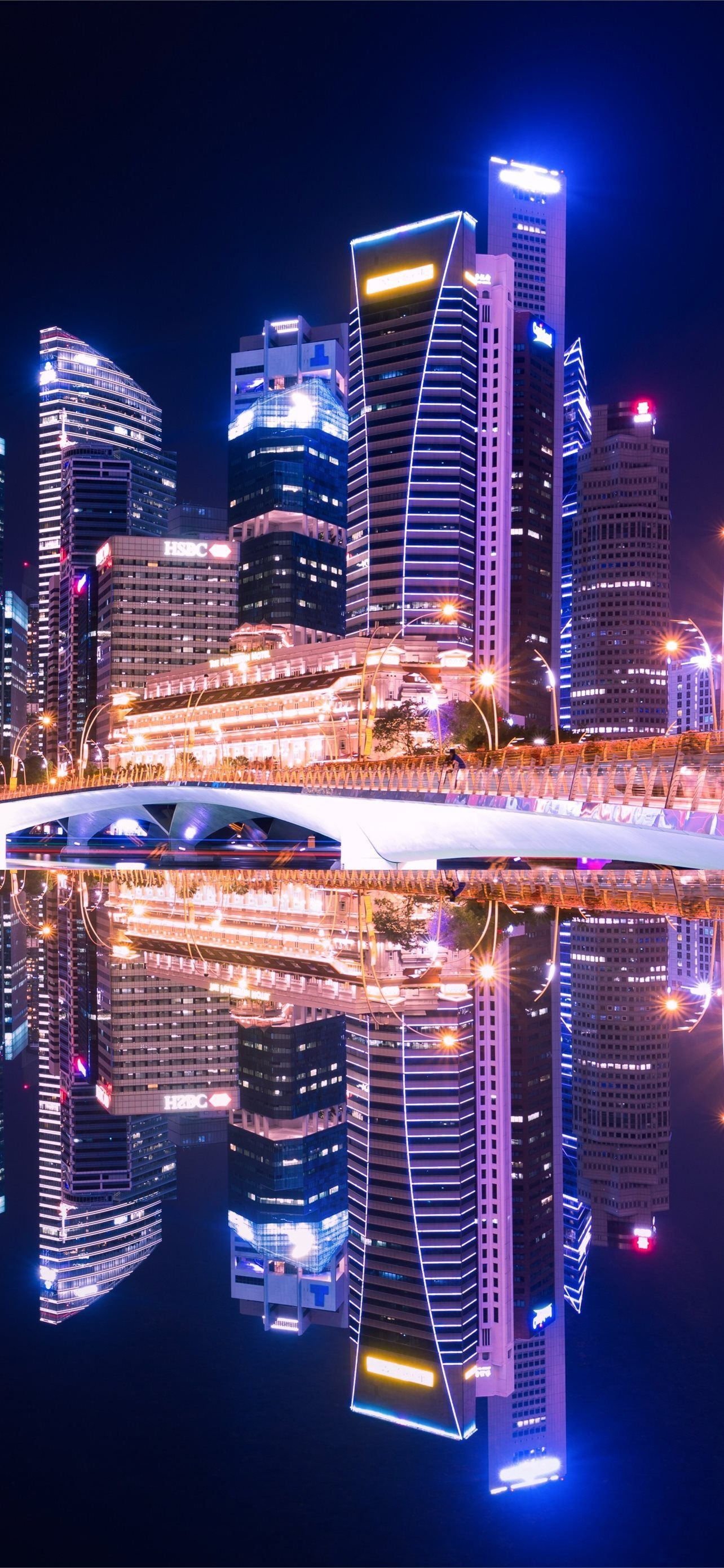 1284x2778 Singapore City Skyline 5k Samsung Galaxy Note 9 8. iPhone Wallpaper Free Download