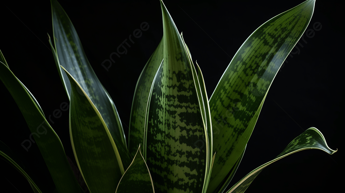 1200x673 Snake Plant With Black Background On A Black Table, Beautyfairskinnedfoliage Plant, Sansevieria, Studio Background Image And Wallpaper for Free Download