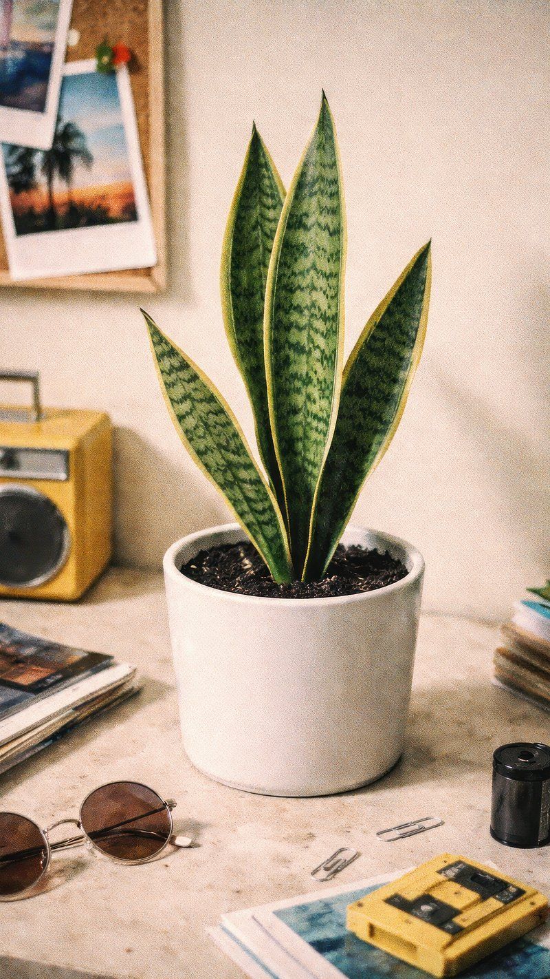 800x1422 Snake Plant Image Wallpaper