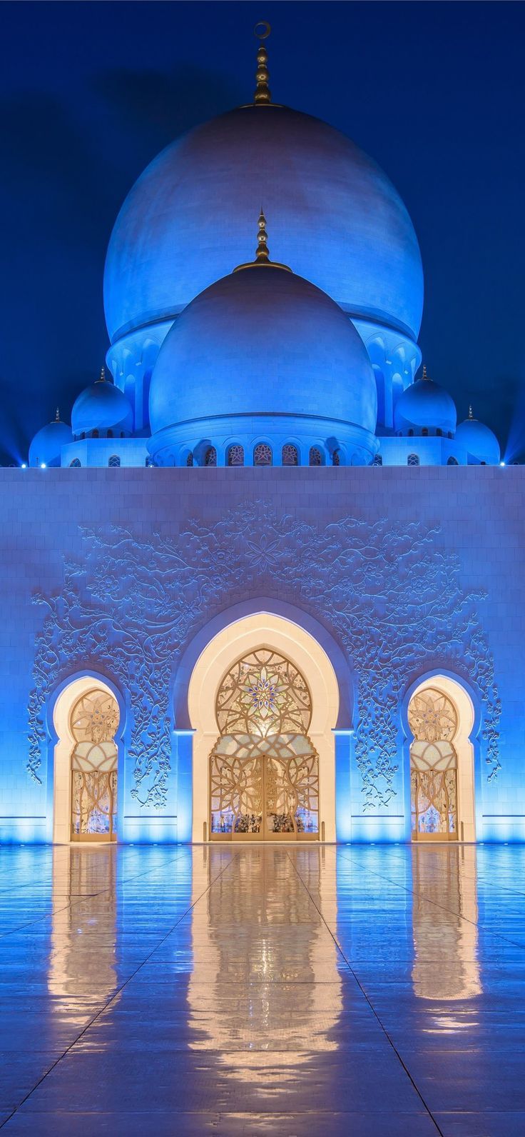 736x1592 Sheikh Zayed Mosque Abu Dhabi night 8k Architectur. iPhone Wallpaper