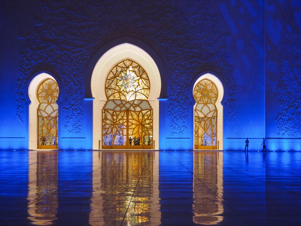 1024x768 Sheikh Zayed Mosque • Facts And Feelings From A Night Time Visit