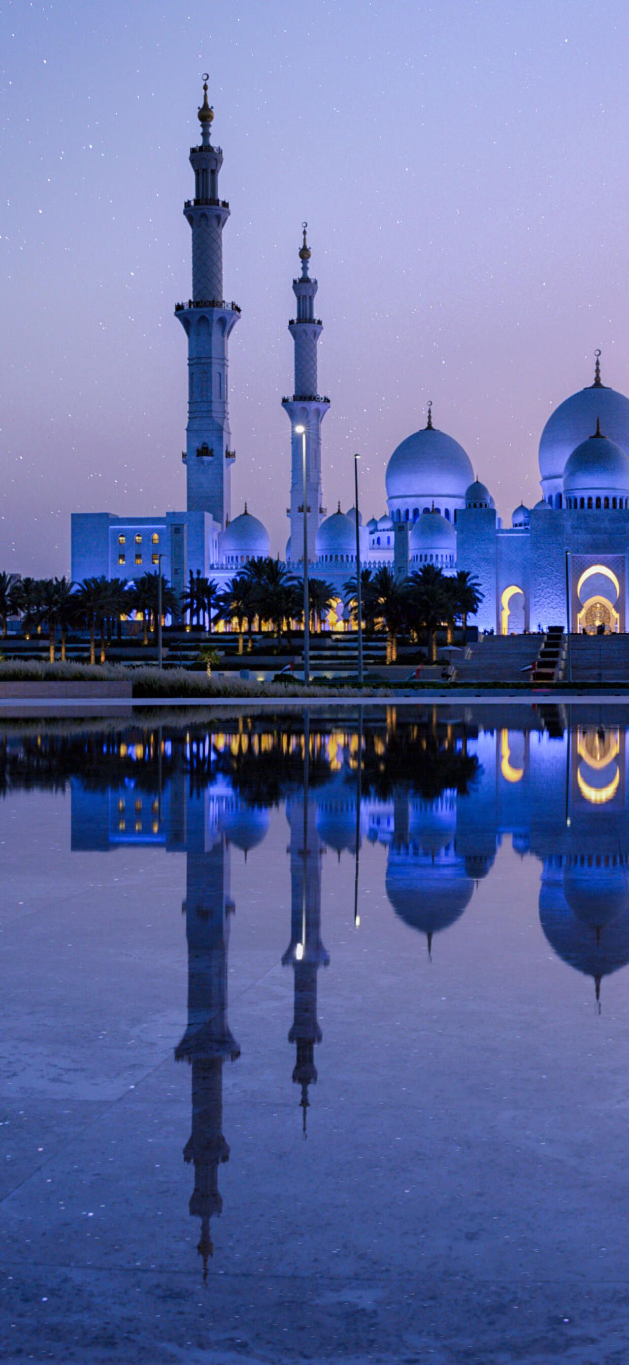 1239x2688 Wallpaper Sheikh Zayed Mosque Abu Dhabi night 1242x2688 iPhone XS Max from 20002000 image and screensavers