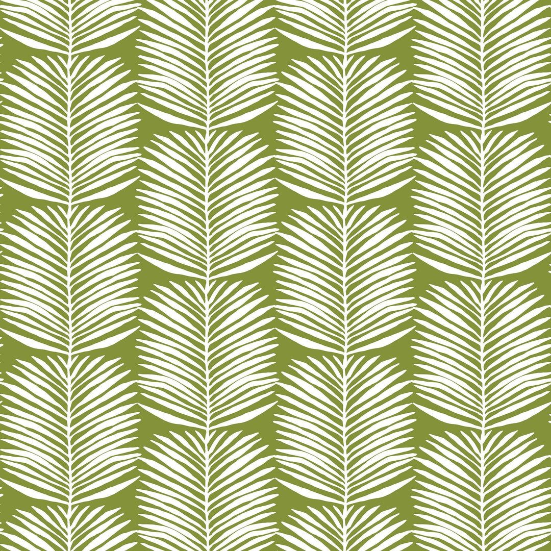 1080x1080 Betty White Palm Leaves Green Floral Wallpaper