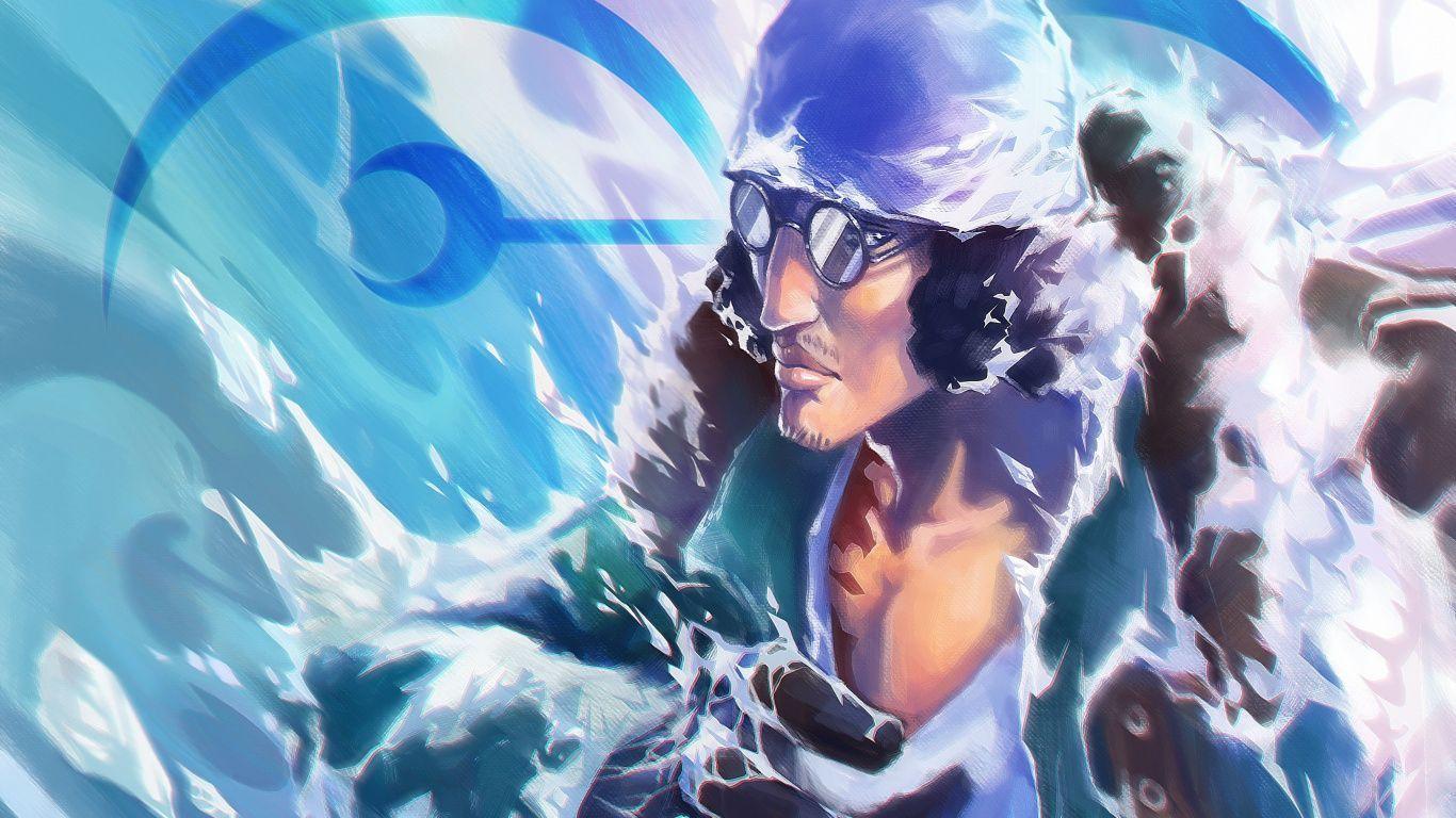 1366x768 Download 1366x768 wallpaper kuzan, one piece, anime, tablet, laptop, 1366x768 HD image, background, 3296
