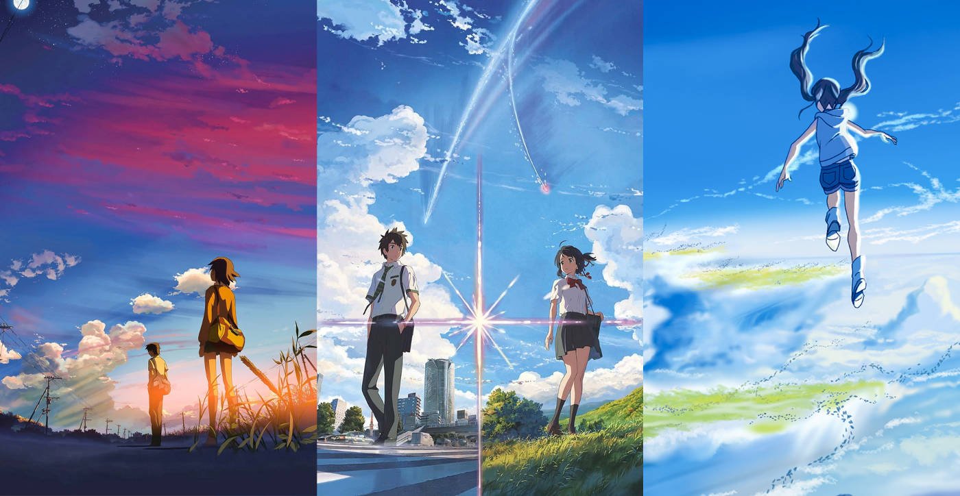 1400x724 Shinkai Makoto Desktop Wallpaper