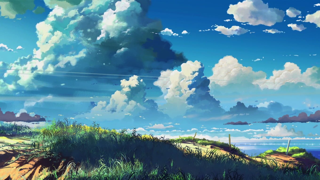 1360x768 Game digital wallpaper, anime, Makoto Shinkai HD wallpaper