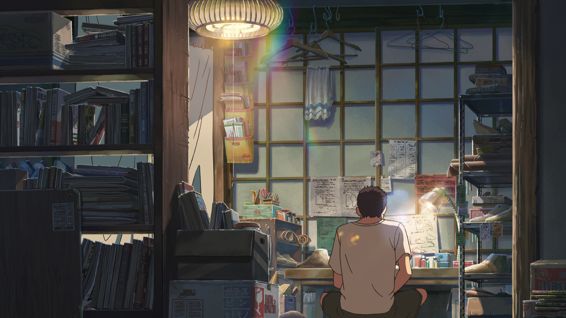 1920x1080 Collection of Makoto Shinkai anime screenshots (Your Name, Weathering With You, Garden of Words). That first one has been my lock screen for years. Many more in comments. All [1920x1080]