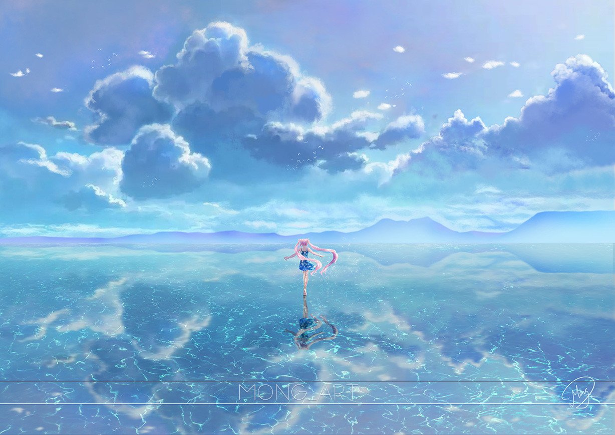 1228x868 Makoto Shinkai Style Environment Painting