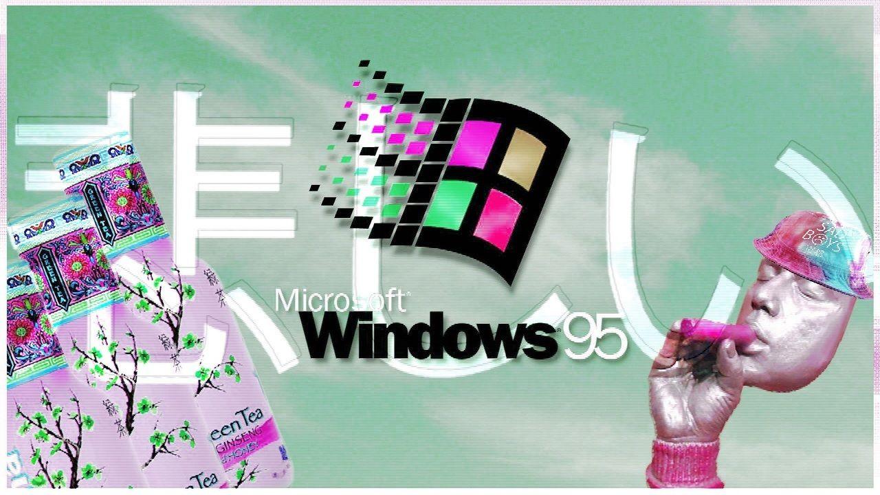 1280x720 Vaporwave Wallpaper(?) discovered