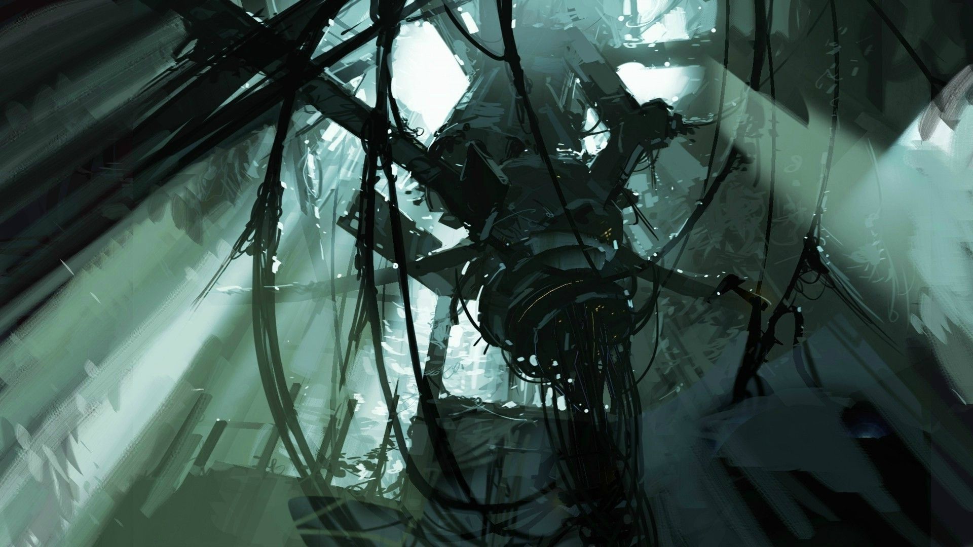 1920x1080 Portal Aperture Laboratories, Concept Art, Video Games, Ruin, Futuristic, Science Fiction, Machine Wallpaper HD / Desktop and Mobile Background