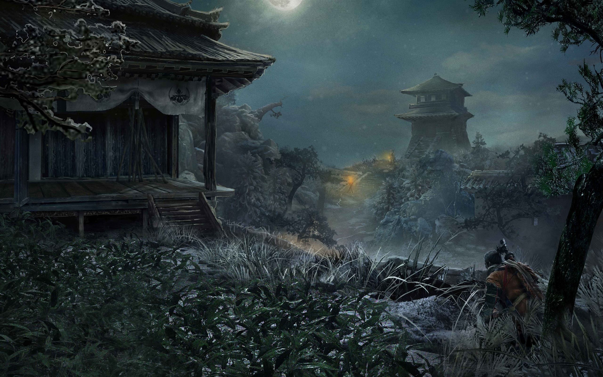 2560x1600 sekiro shadows die twice game concept art MacBook Air Wallpaper Download
