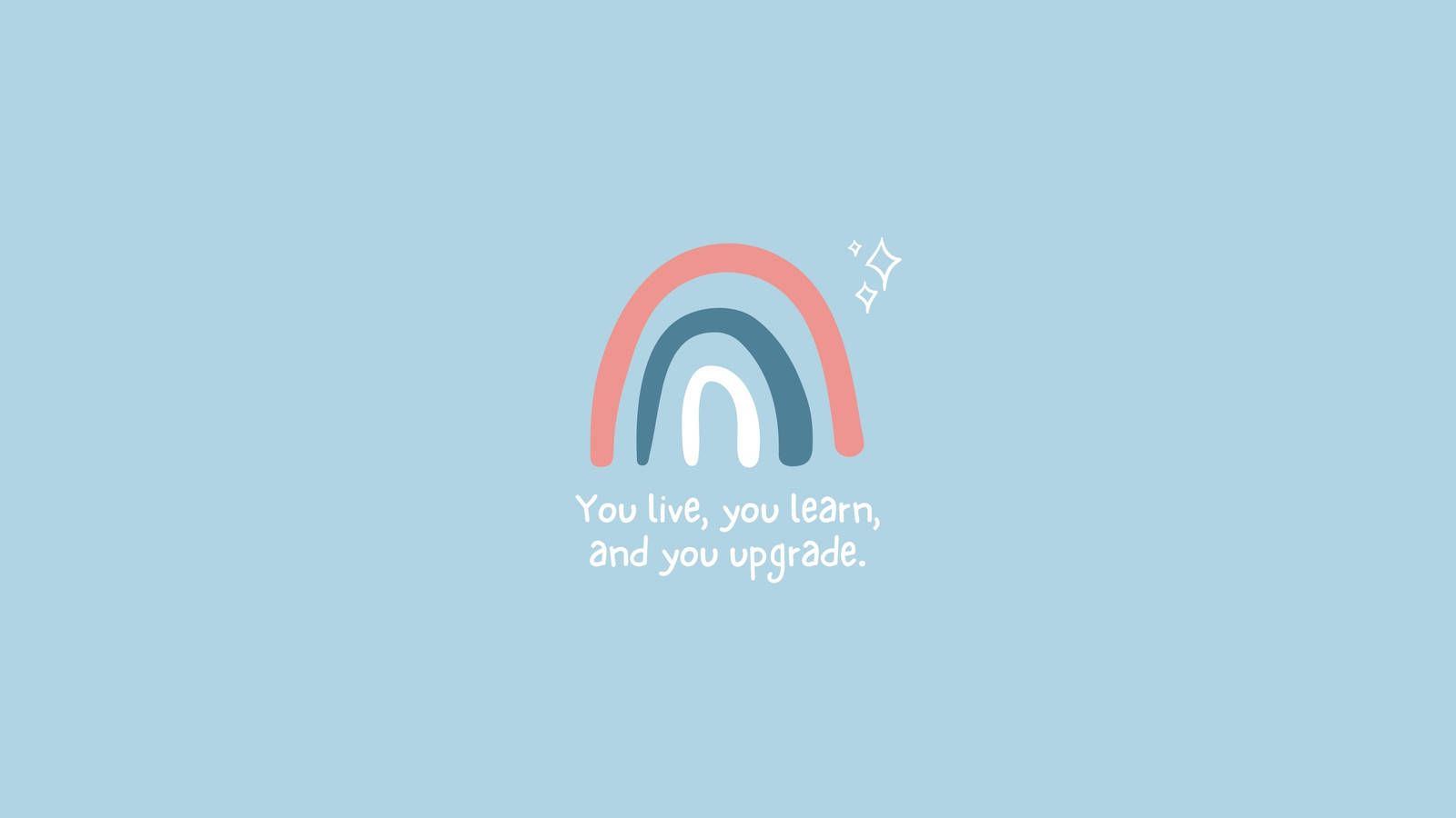 1600x900 Minimalist Aesthetic Desktop Upgrade Quote Wallpaper